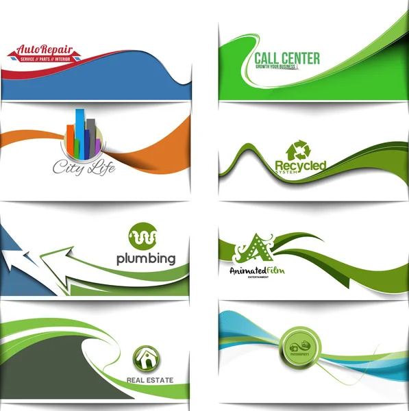 Banner de negocios abstracto moderno — Vector de stock