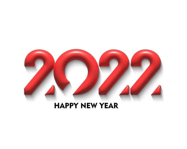 2017 Effect Happy New Year 2022 Text Typography Design Patter — 스톡 벡터
