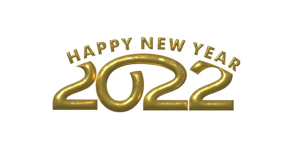 Efeito Feliz Ano Novo 2022 Texto Tipografia Design Patter Ilustração —  Vetores de Stock