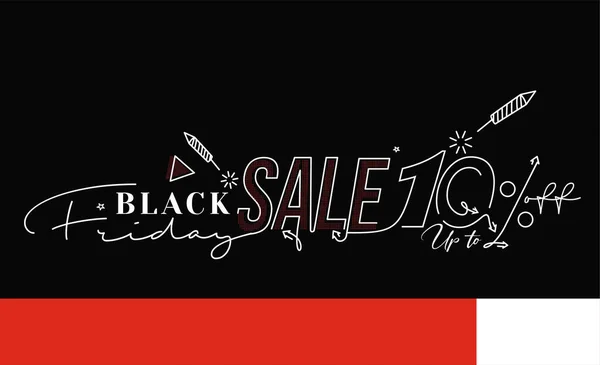 Zwarte Vrijdag Sale Promotie Poster Banner Ontwerp Speciale Aanbieding Verkoop — Stockvector