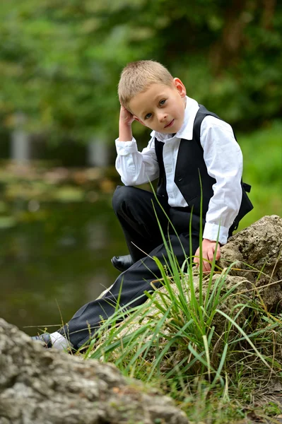 Playing boy — Stock Photo, Image