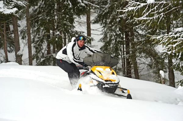 Motos de nieve — Foto de Stock