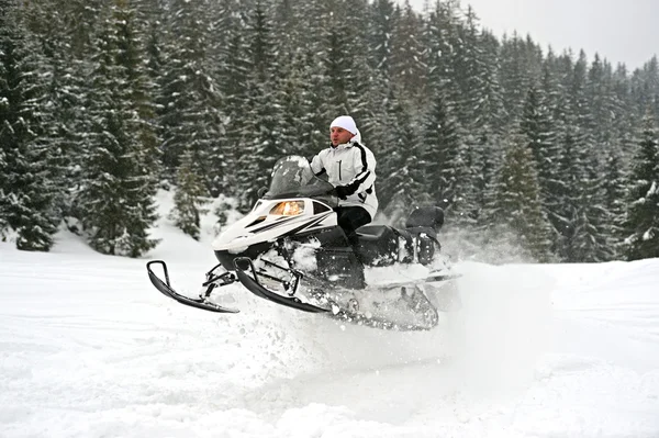 Motos de nieve — Foto de Stock