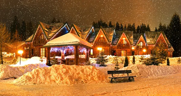 Akşam bukovel — Stok fotoğraf