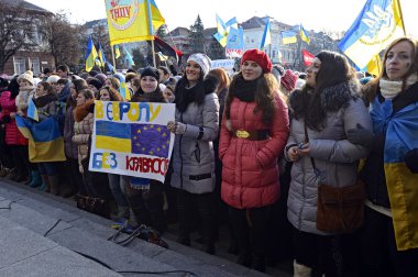Ukrayna'da grevler ve gösteriler ve