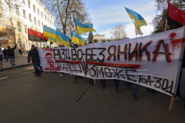 Ukrayna'da grevler ve gösteriler ve