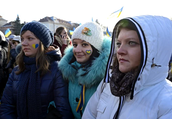 Demonstrationer och strejker i Ukraina — Stockfoto