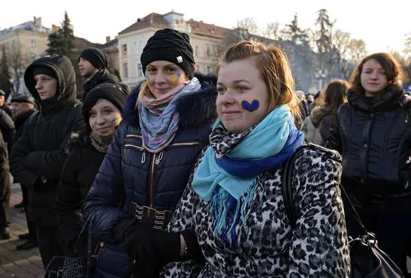 Rallies and strikes in Ukraine — Stock Photo, Image