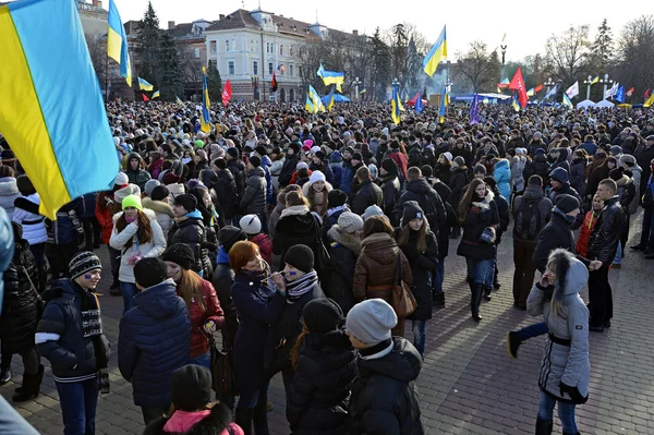 Demonstrationer och strejker i Ukraina — Stockfoto