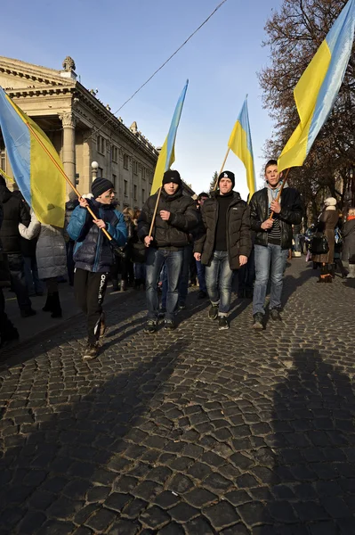 Ukrayna'da grevler ve gösteriler ve — Stok fotoğraf