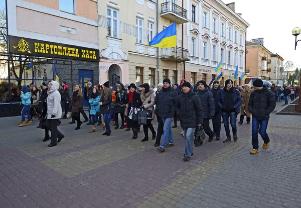 Rallies and strikes in Ukraine — Stock Photo, Image