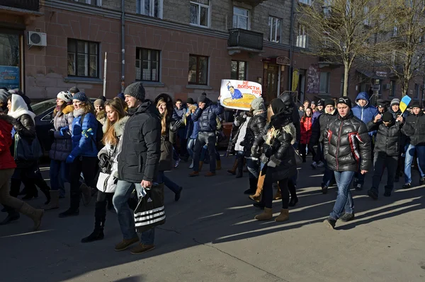 Demonstrationer och strejker i Ukraina — Stockfoto