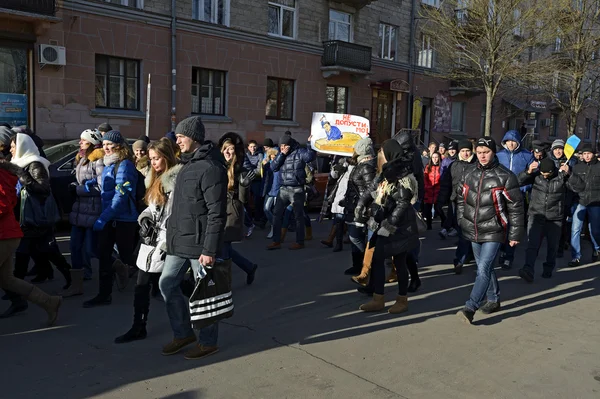 Rallies and strikes in Ukraine — Stock Photo, Image