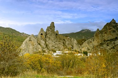 sonbaharda yürüyüş Kırım