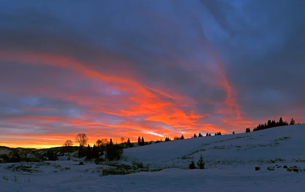 Evening in the mountains — Stock Photo, Image