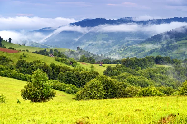 Viaje a lo largo de las cordilleras en primavera — Foto de Stock