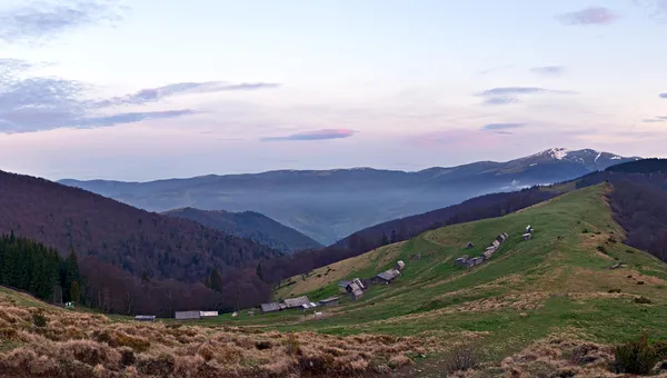 Karpatische berglandschap — Stockfoto