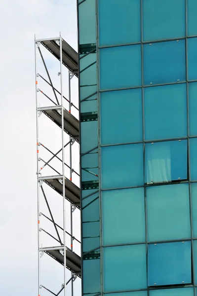 Restauration de la façade du bâtiment — Photo