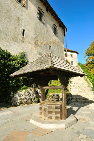 Antico castello medievale Bled, Slovenia — Foto Stock