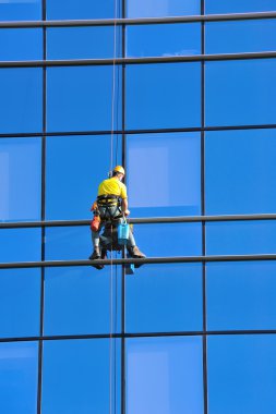 çamaşır yıkama modern gökdelen windows