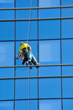 çamaşır yıkama modern gökdelen windows