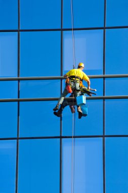 çamaşır yıkama modern gökdelen windows