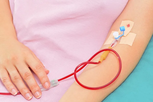 Blood transfusion — Stock Photo, Image