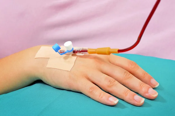 Blood transfusion — Stock Photo, Image