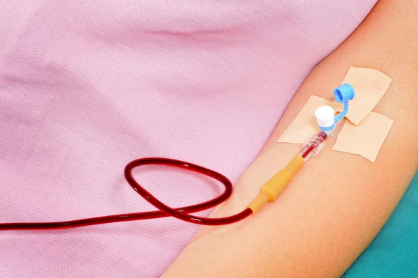 Blood transfusion — Stock Photo, Image