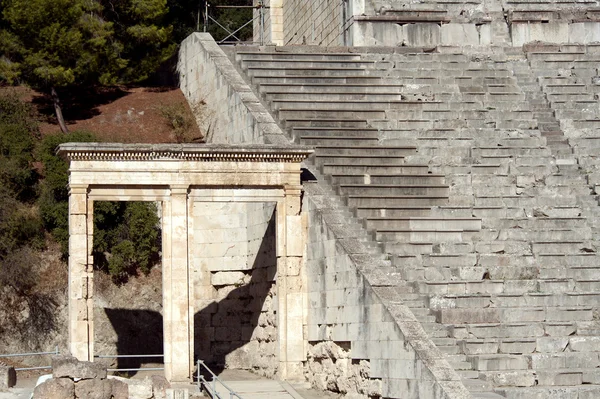 Epidaurus, teater kuno di Yunani — Stok Foto