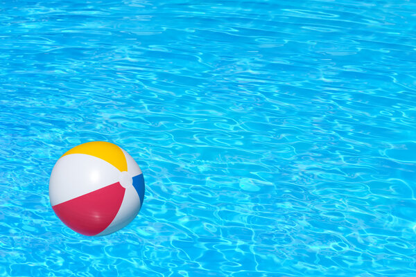 Inflatable colorful ball