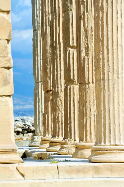 Acrópolis del templo de Erechtheion en Atenas —  Fotos de Stock