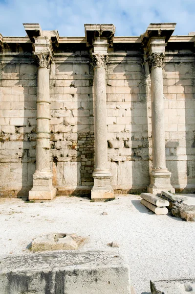 Antigua biblioteca de Adriano, Atenas, Grecia — Foto de Stock