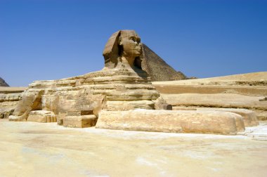 Great sphinx in Cairo clipart