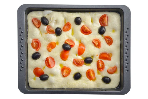 전통적인 이탈리아 Focaccia — 스톡 사진