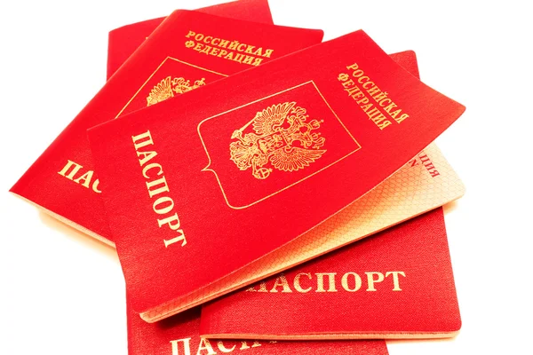 Passaportes estrangeiros russos — Fotografia de Stock