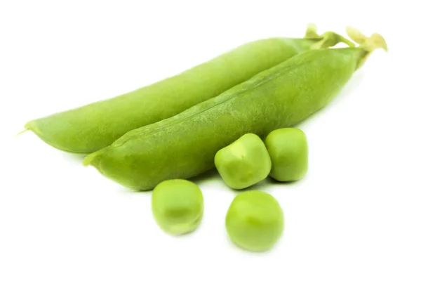 Peas and pea pods — Stock Photo, Image