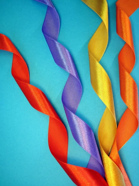 Satin ribbons — Stock Photo, Image