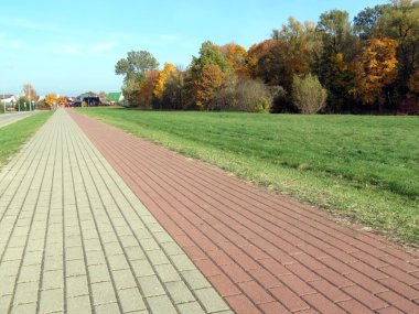 küçük bir kasabada Bisiklet parça