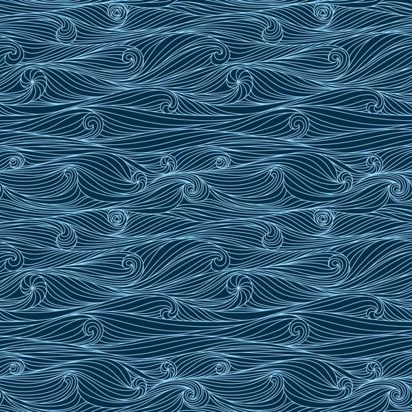 Patrón de olas — Vector de stock