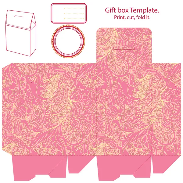 Á Gift Box Template Maker Stock Vectors Royalty Free Favor Illustrations Download On Depositphotos