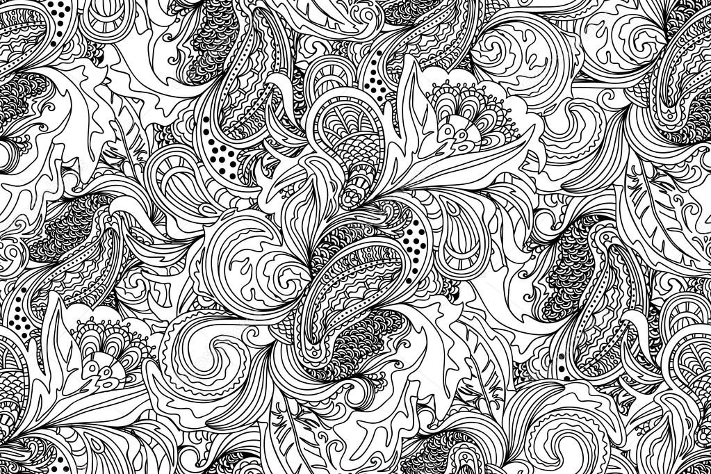 Abstract doodles pattern — Stock Vector © yaskii #19115373