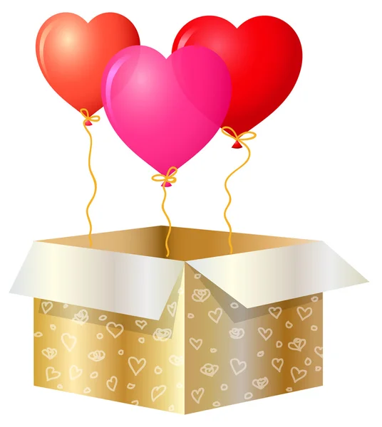 Valentines gift — Stock Vector