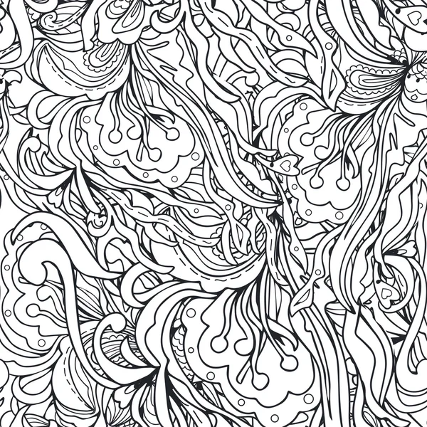 Abstract doodles patroon — Stockvector