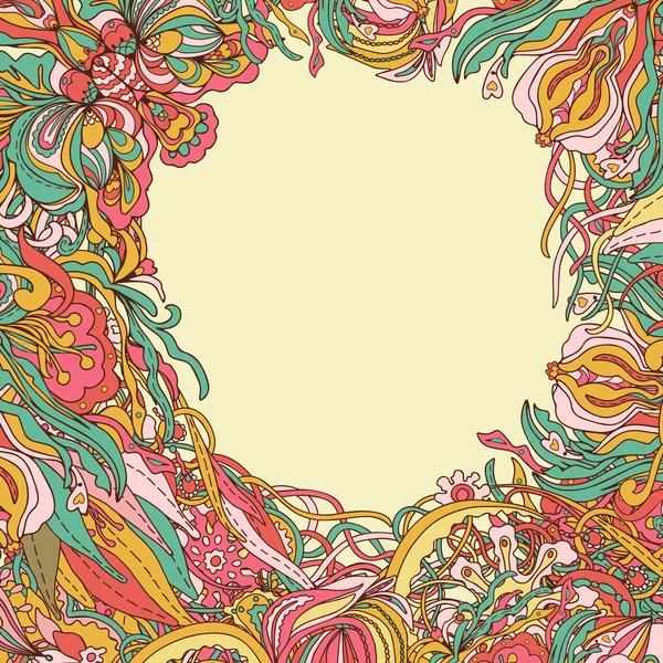 Modelo de fundo floral —  Vetores de Stock