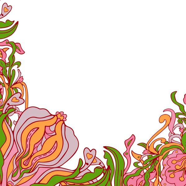 花卉背景模板 — 图库矢量图片