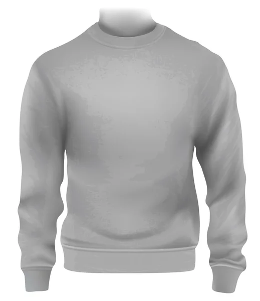 Man sweatshirt template — Stock Vector