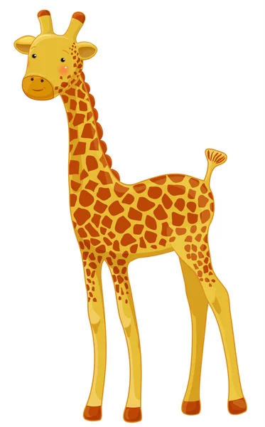 Girafe personnage de dessin animé — Image vectorielle