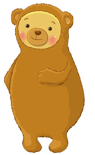 Medvěd kreslená postavička — Stockový vektor
