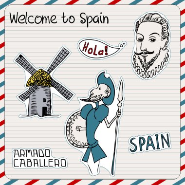 Spain icons clipart